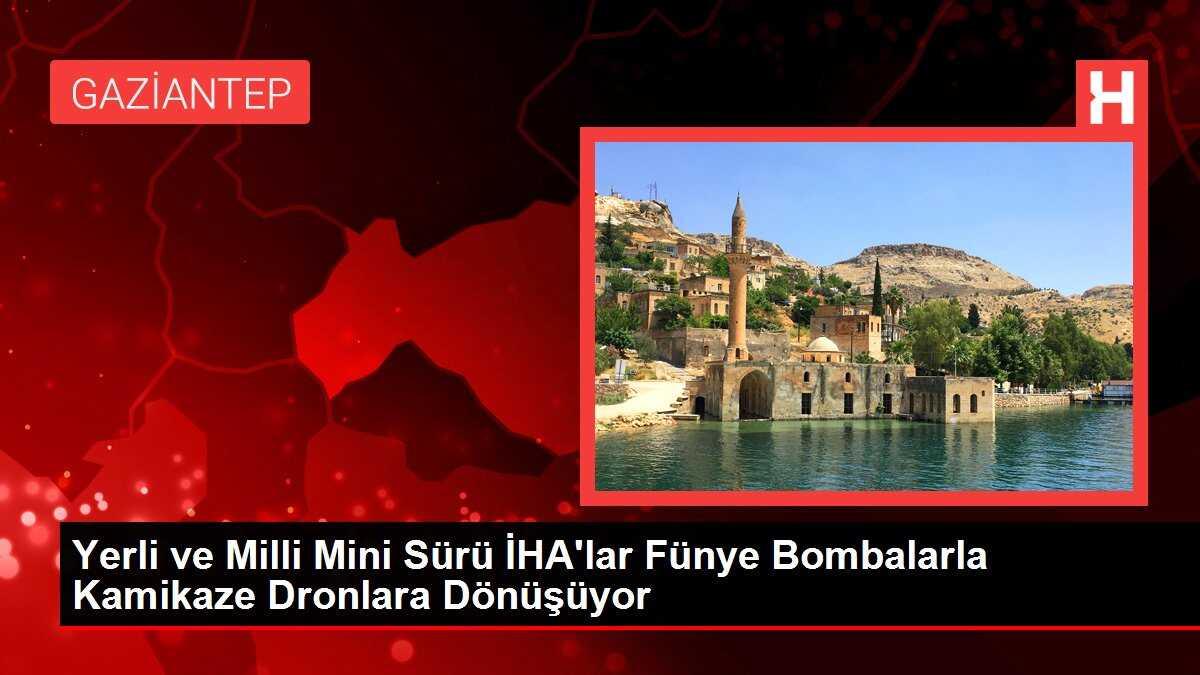 Yerli ve Milli Mini Sürü İHA'lar Fünye Bombalarla Kamikaze Dronlara Dönüşüyor