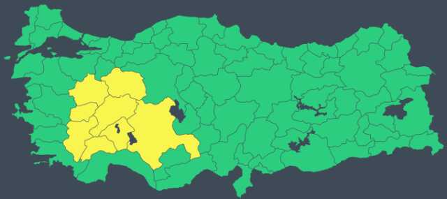 Yurdun büyük bölümünde hafta sonu yağışlı hava bekleniyor Yurdun büyük bölümünde hafta sonu yağışlı hava bekleniyor