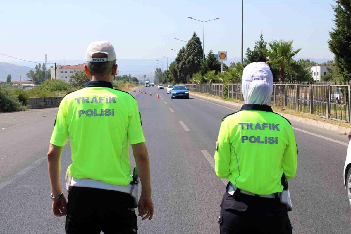 Aydın\'da 823 araç trafikten men edildi