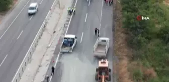 Denizli'de düğüne giden otobüsün karıştığı trafik kazasında 6 kişi öldü