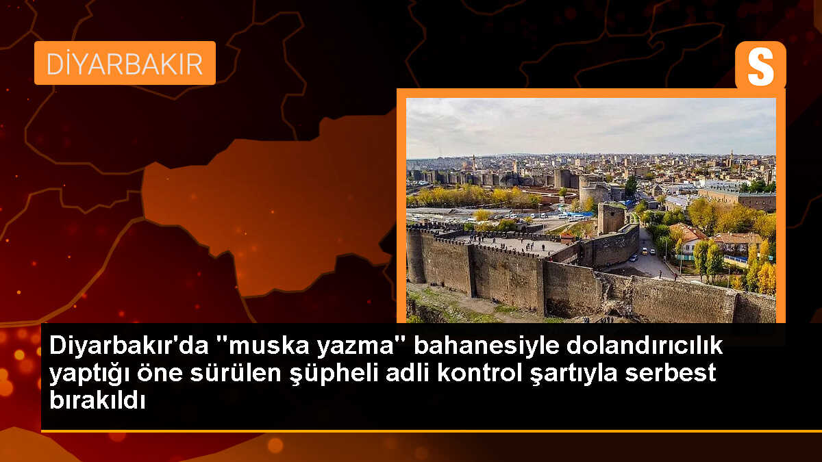 Diyarbakır\'da Muska Dolandırıcılığı Şüphelisi Serbest Bırakıldı
