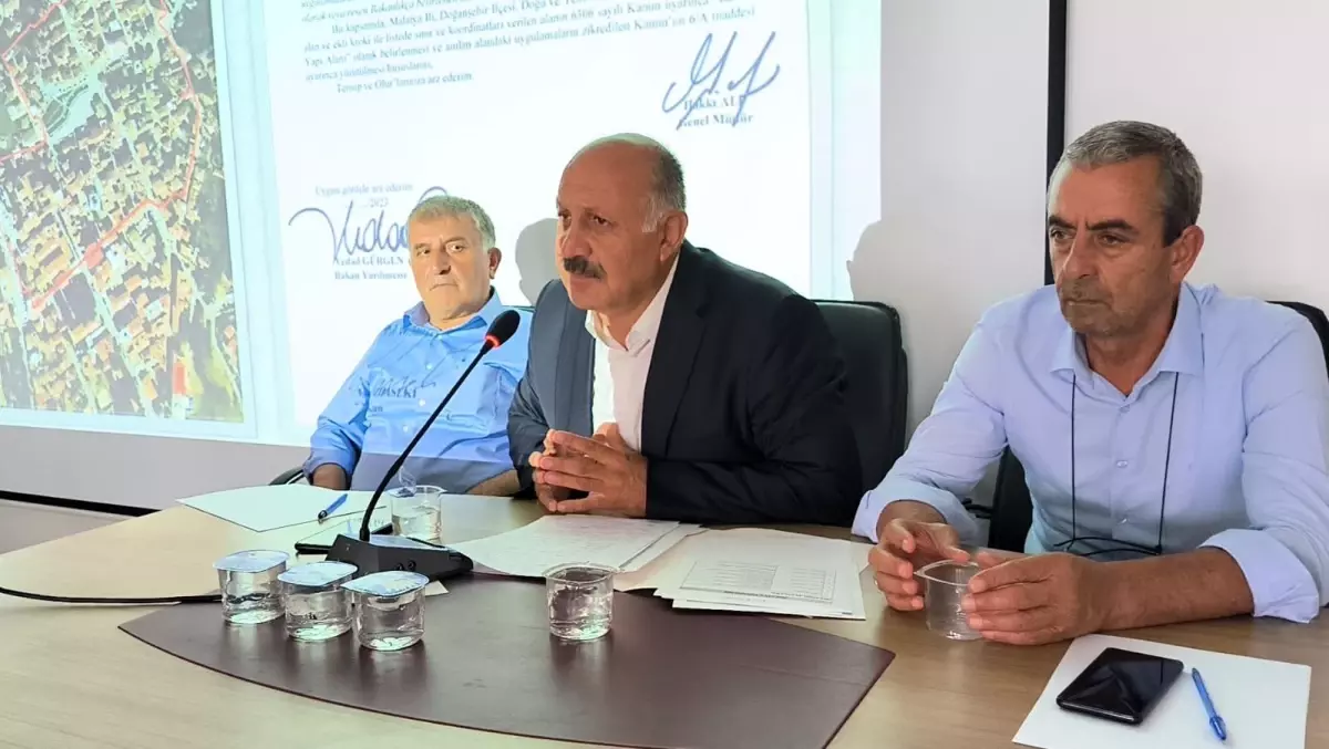 Doğanşehir\'in yeniden imarı için bilgilendirme toplantısı düzenlendi