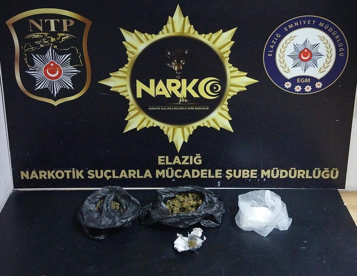 Elazığ\'da uyuşturucu operasyonunda yakalanan şüpheli tutuklandı
