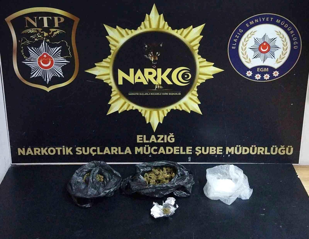 Elazığ\'da Uyuşturucu Operasyonu: Bir Kişi Tutuklandı