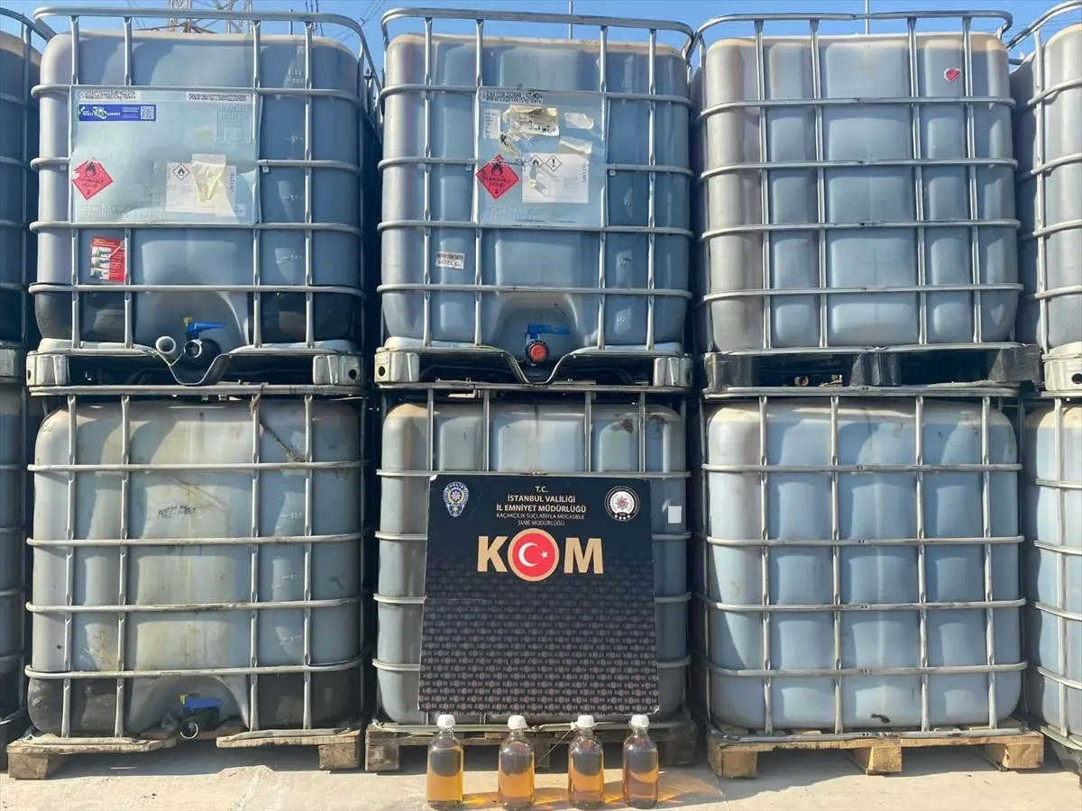 İstanbul\'da 243 Ton Kaçak Akaryakıt Ele Geçirildi