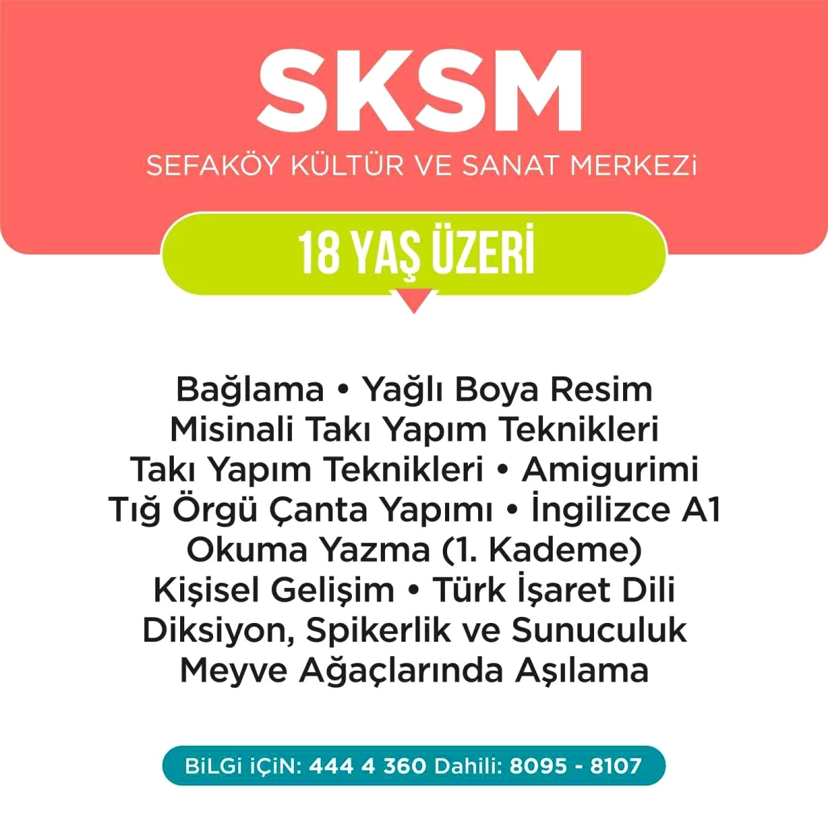 Küçükçekmece Belediyesi Ücretsiz Sanat ve Meslek Kursları Kayıtları Başladı