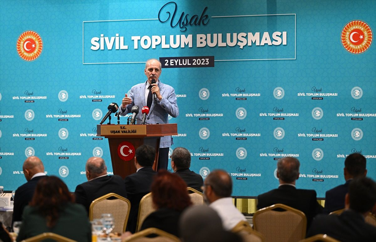 TBMM Başkanı Numan Kurtulmuş, Uşak\'ta konuştu Açıklaması