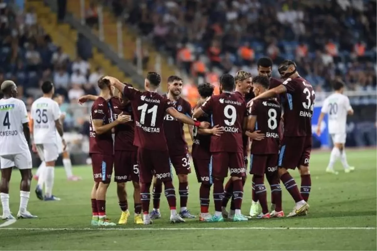 Trabzonspor, 1 yıl sonra İstanbul\'dan galibiyet ve ilklerle döndü