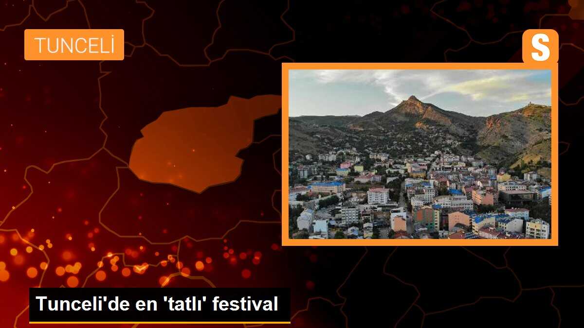 Tunceli\'de en \'tatlı\' festival