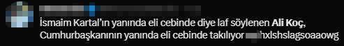 Ali Koç'un Erdoğan'ı elleri cebinde yolcu etmesi çok konuşuldu