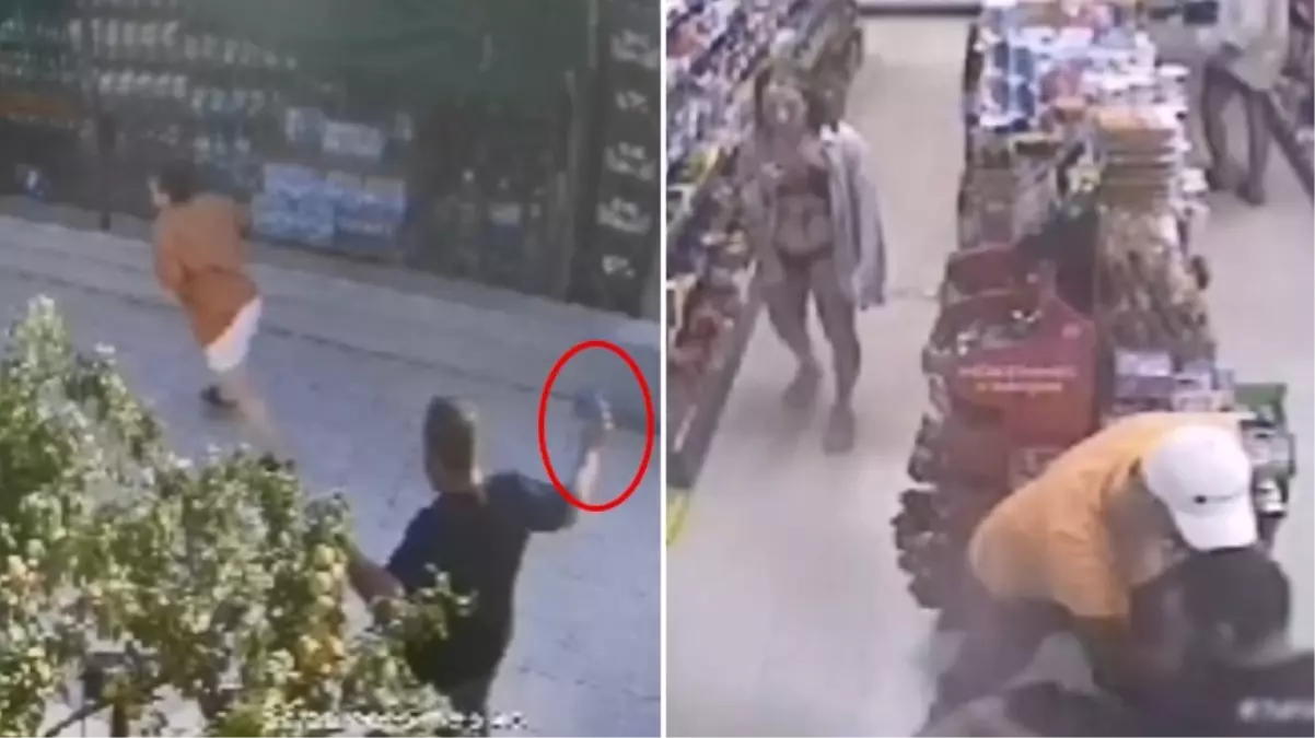 Bozcaada'da eski eşi tarafından bıçaklı saldırıya uğrayan kadın markete sığınarak kurtuldu