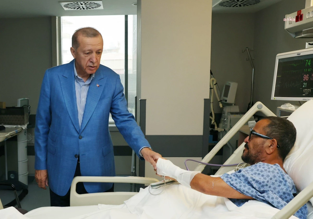 Cumhurbaşkanı Erdoğan, Ali Sabancı\'yı Hastanede Ziyaret Etti