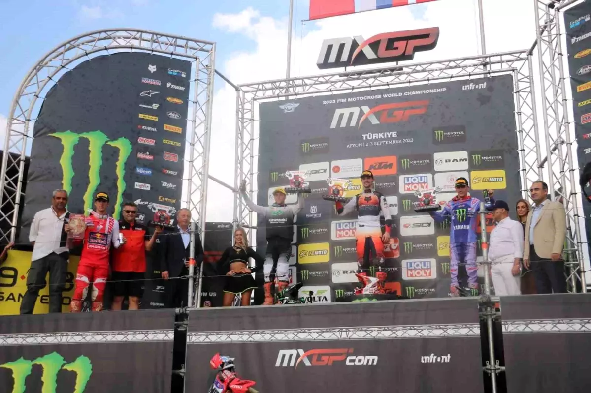 MXGP Türkiye\'de Tim Gajser birinci, Jorge Prado liderliğini sürdürdü