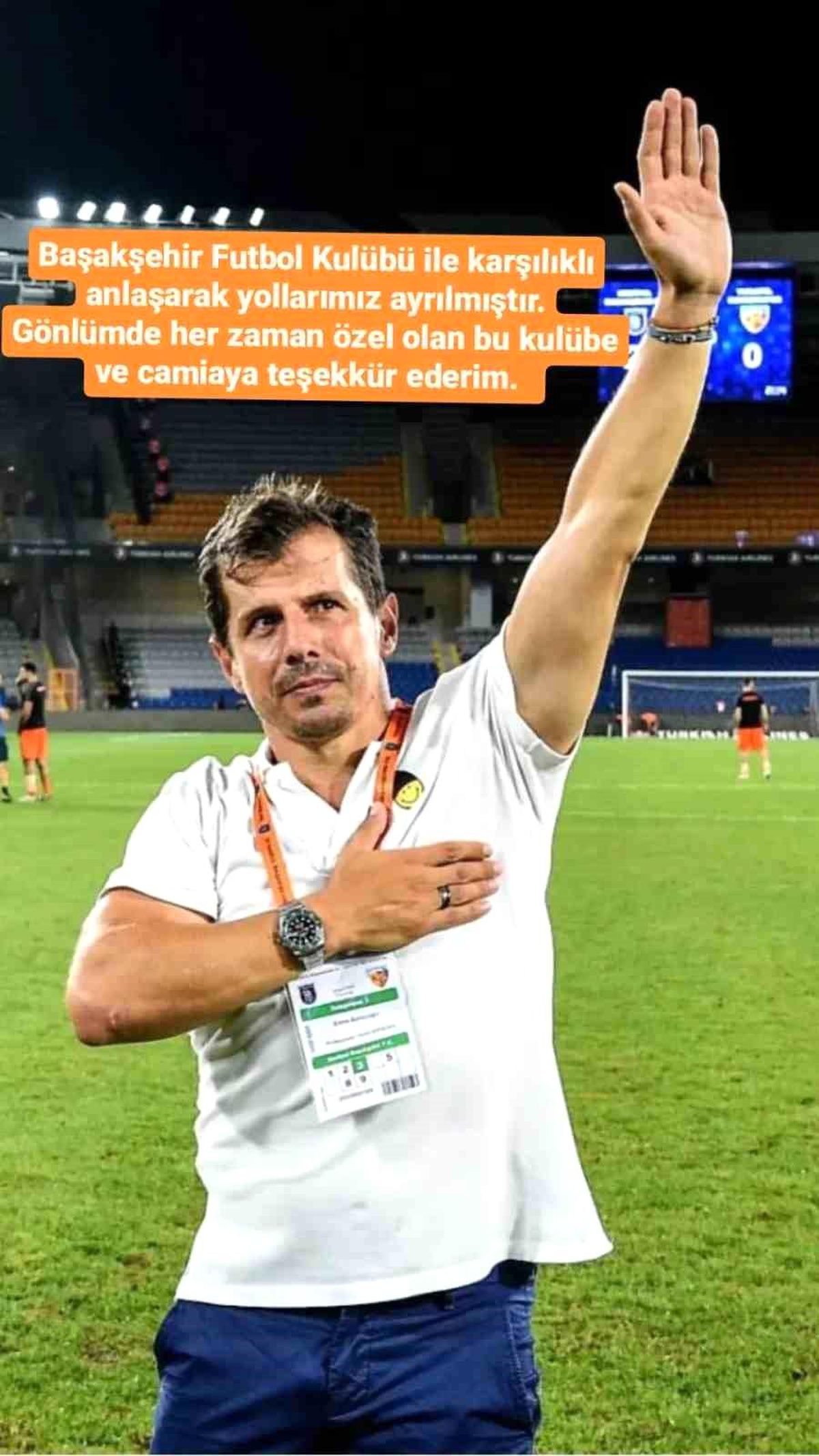 Emre Belözoğlu, Başakşehir\'den ayrıldı