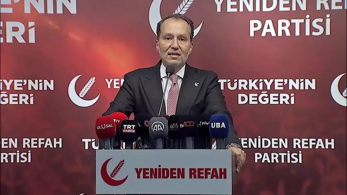 Fatih Erbakan: "Seçim Öncesinde Olduğu Gibi Bugün de Halkın Yüzde 45\'i Aç ve Yüzde 80\'i de Yoksul Durumdadır Türkiye\'de"