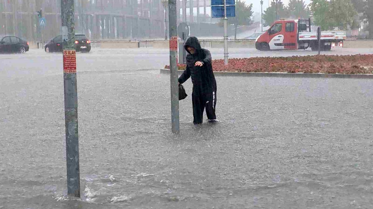 Samsun\'da Kuvvetli Sağanak Sel Felaketi