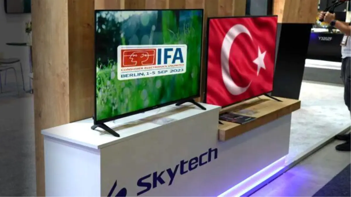 Skytech, IFA 2023\'te Türkiye\'nin yerli teknoloji şirketi olarak dikkat çekiyor