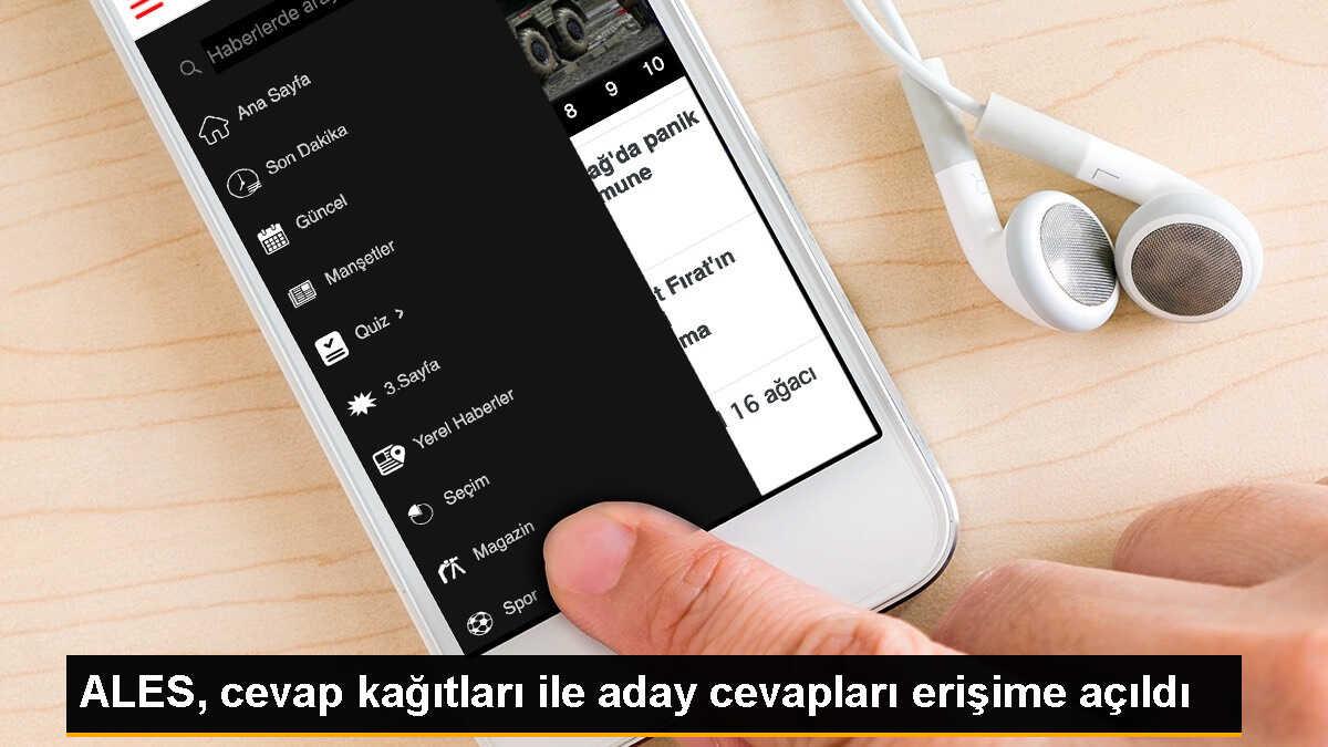 2023-ALES/2 Cevap Kağıtları ve Aday Cevapları Erişime Açıldı