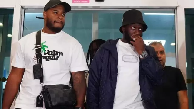 Galatasaray'ın yeni transferi Ndombele, İstanbul'a geldi