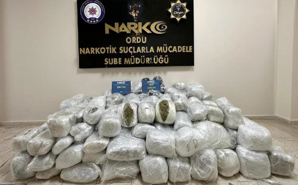 Ordu\'da 232 Kilogram Uyuşturucu Ele Geçirildi