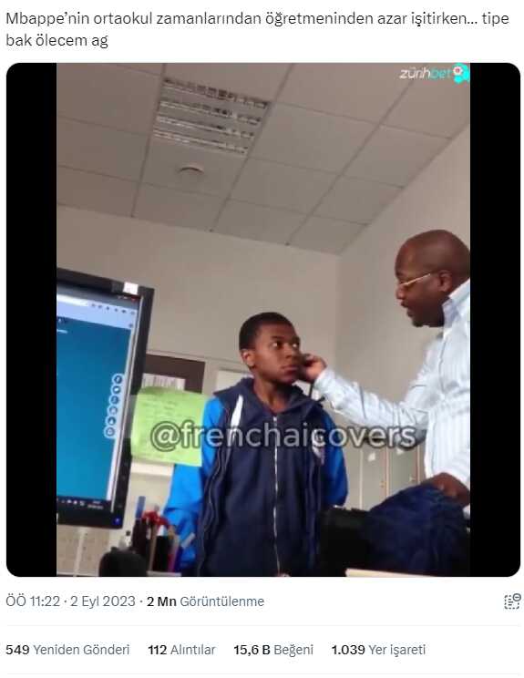 Kylian Mbappé'nin Okul Yıllarında Yaşadığı Şiddet Anları Ortaya Çıktı Kylian Mbappé'nin Okul Yıllarında Yaşadığı Şiddet Anları Ortaya Çıktı