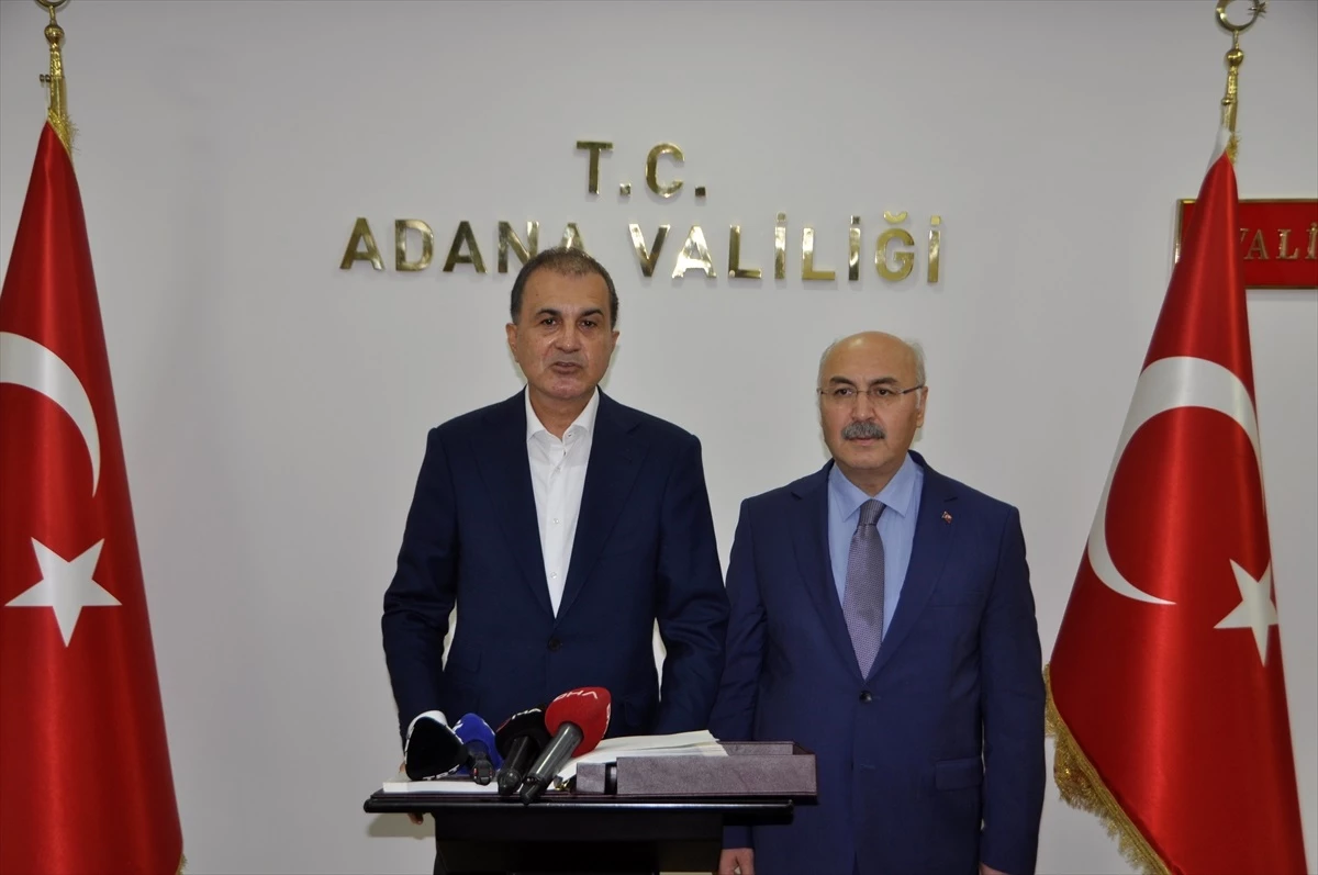 Ömer Çelik, Adana Valisi Yavuz Selim Köşger\'i ziyaret etti