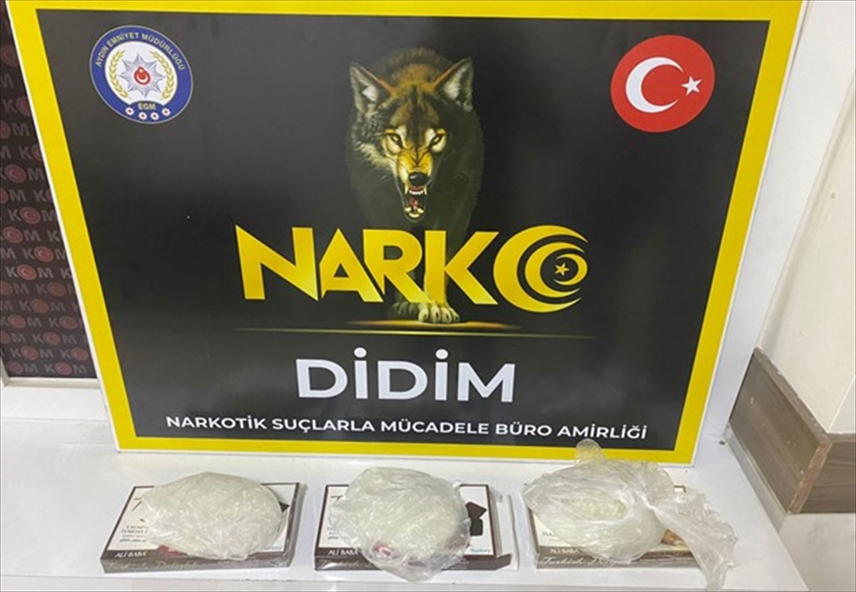 Didim\'de lokum paketlerine zulalanmış sentetik uyuşturucu ele geçirildi