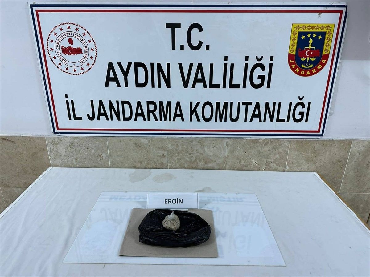Aydın\'ın Nazilli ilçesinde 108 gram eroin ele geçirilen şüpheli tutuklandı