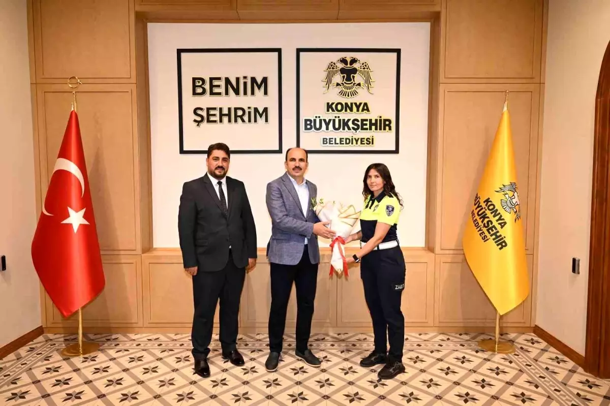 Konya Büyükşehir Belediye Başkanı Uğur İbrahim Altay, Zabıta Haftası\'nı kutladı