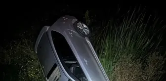 İznik'te Otomobil Şarampole Devrildi: 1 Ölü, 2 Yaralı