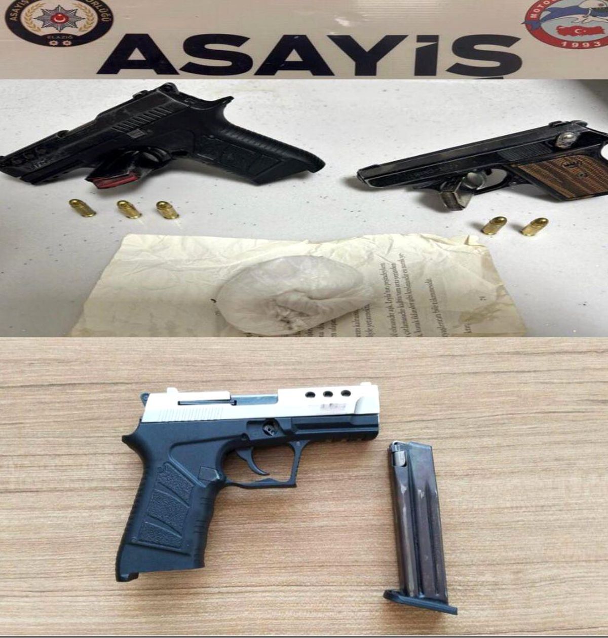 Elazığ\'da Silahlı Yaralama Olayında 3 Ruhsatsız Tabanca Ele Geçirildi