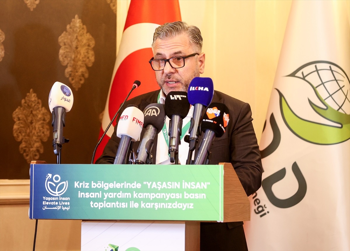 Gazze Destek Derneği \'Yaşasın İnsan\' kampanyasını tanıttı