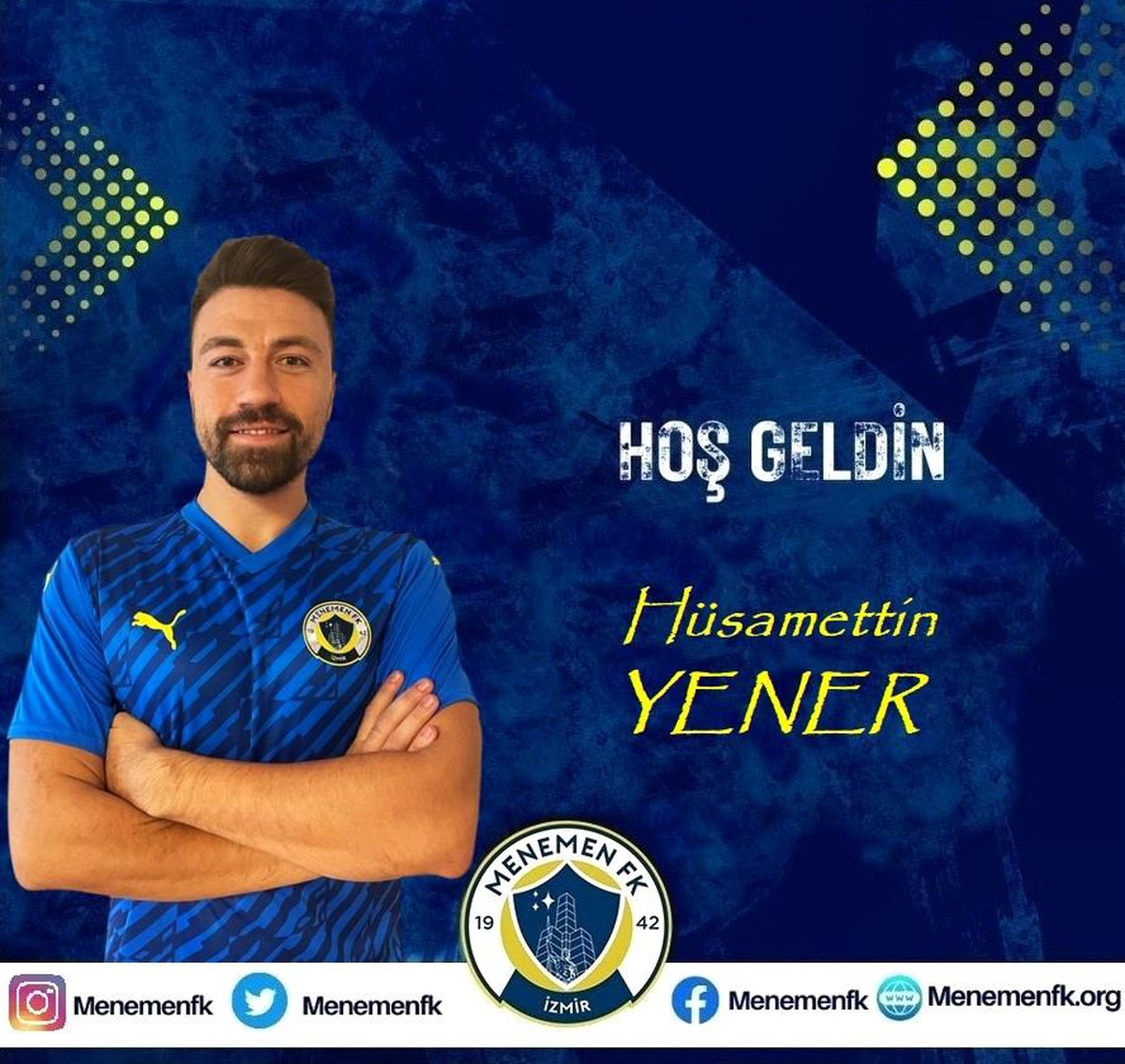 Menemen FK, Hüsamettin Yener\'i kadrosuna kattı