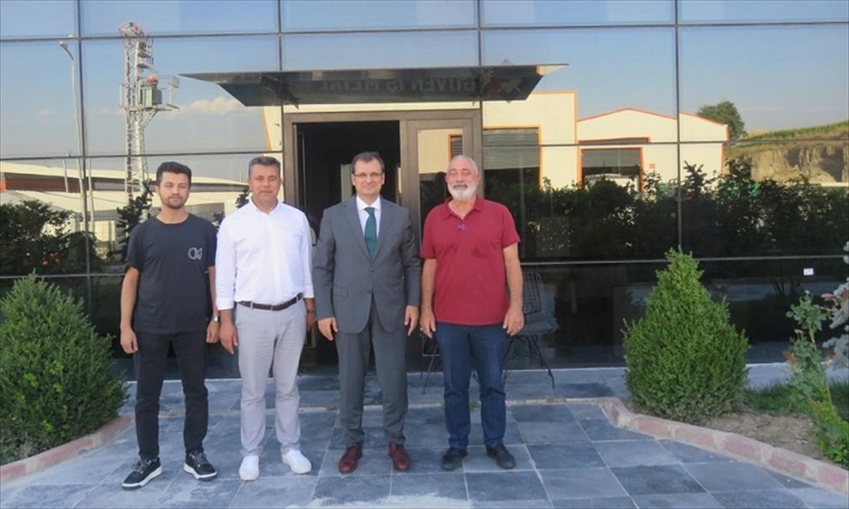Merzifon Kaymakamı OSB\'de İncelemelerde Bulundu