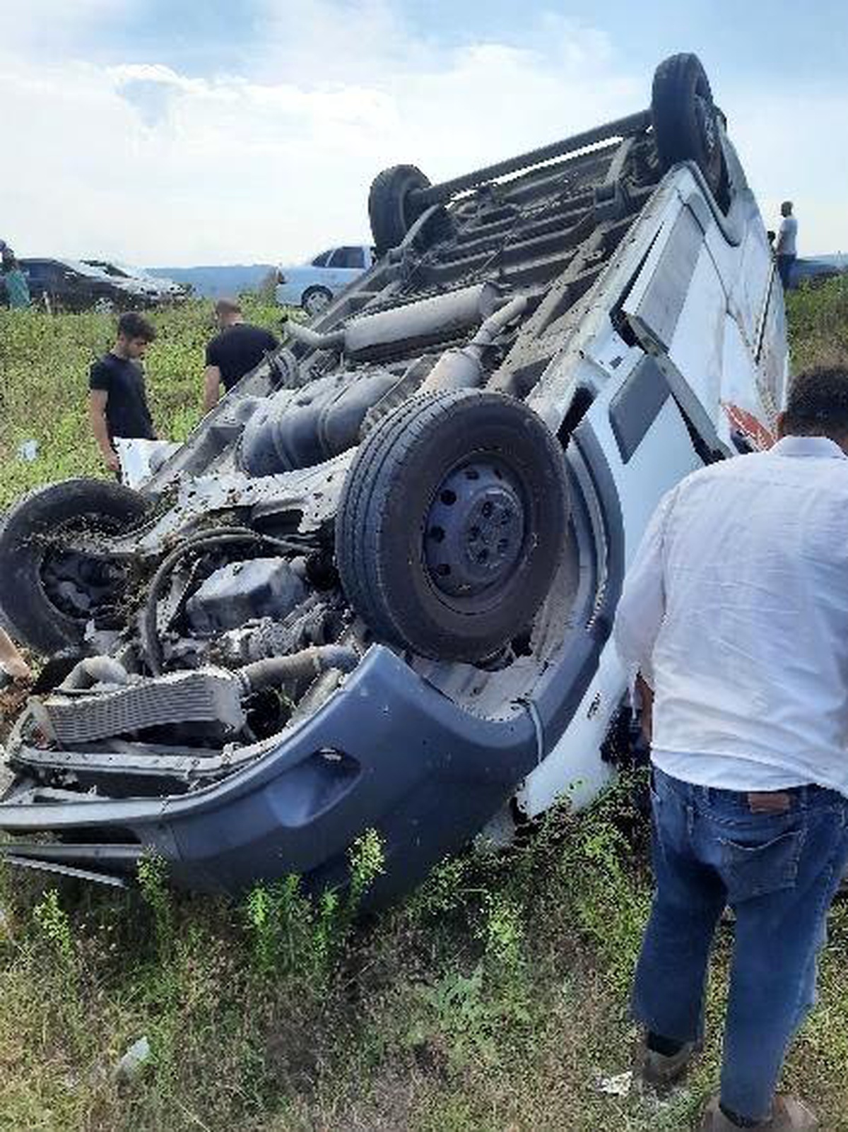 Sakarya\'da Panelvan Araç Takla Attı: 1 Yaralı