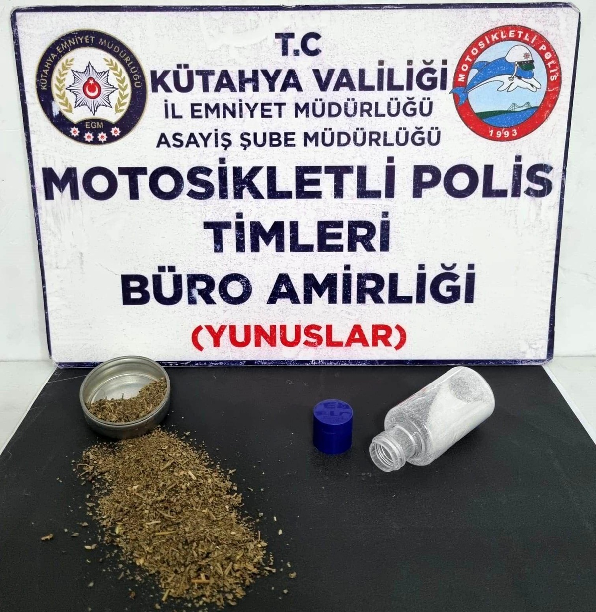Kütahya\'da Motosikletli Polis Timlerince Uyuşturucu Operasyonu