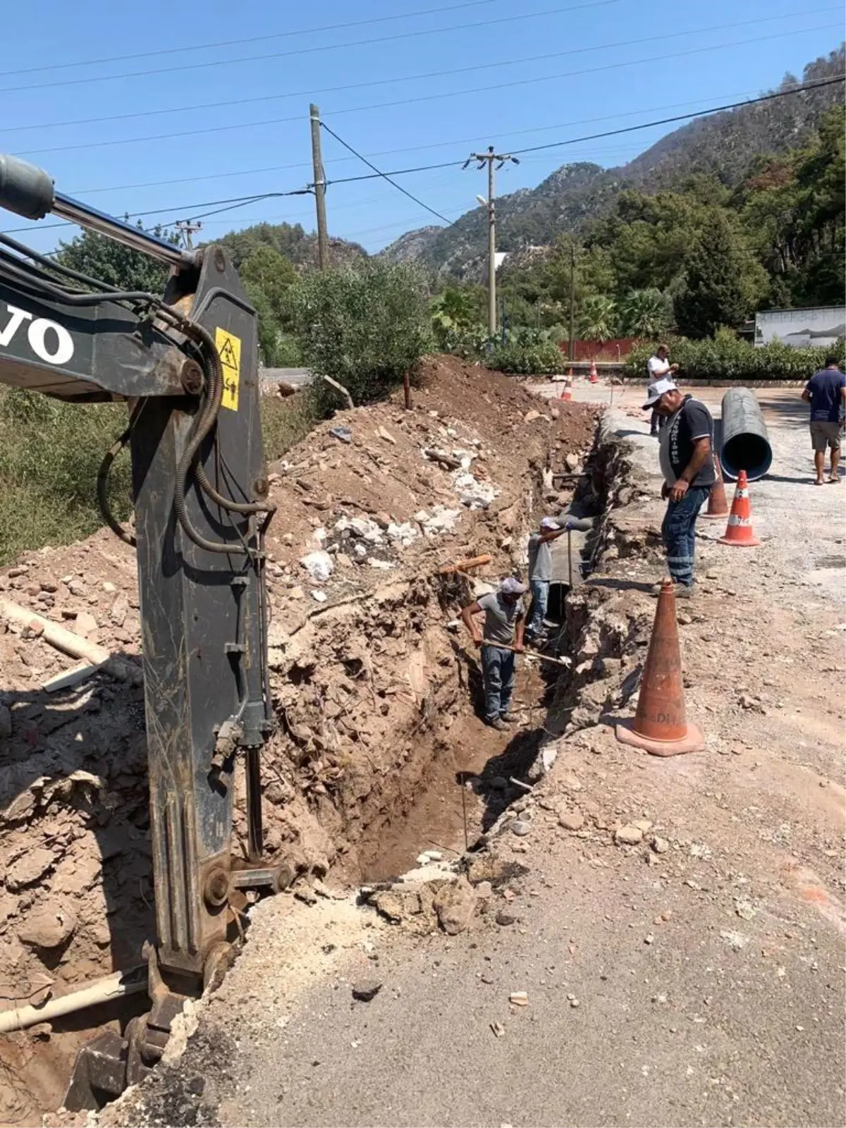 Marmaris Belediyesi Yaz Aylarında Altyapı Çalışmalarına Devam Ediyor