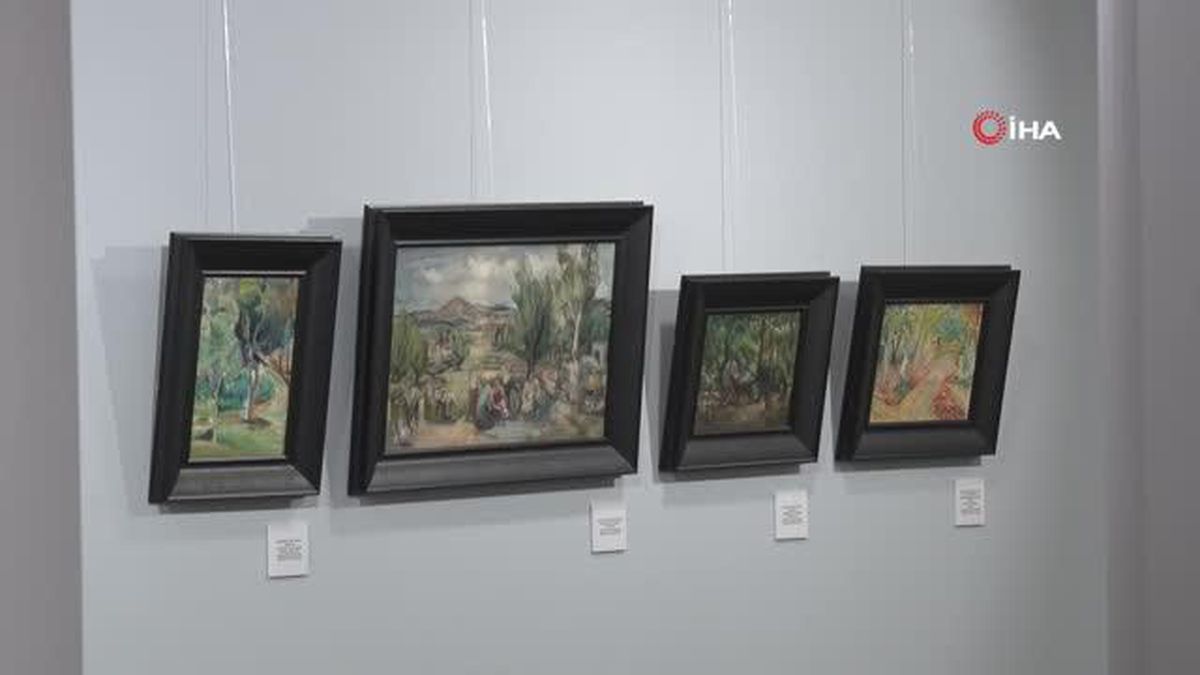 Ressam Zeki Faik İzer'in gün yüzüne çıkmamış eserleri Ankara'da sanatseverler ile buluştu