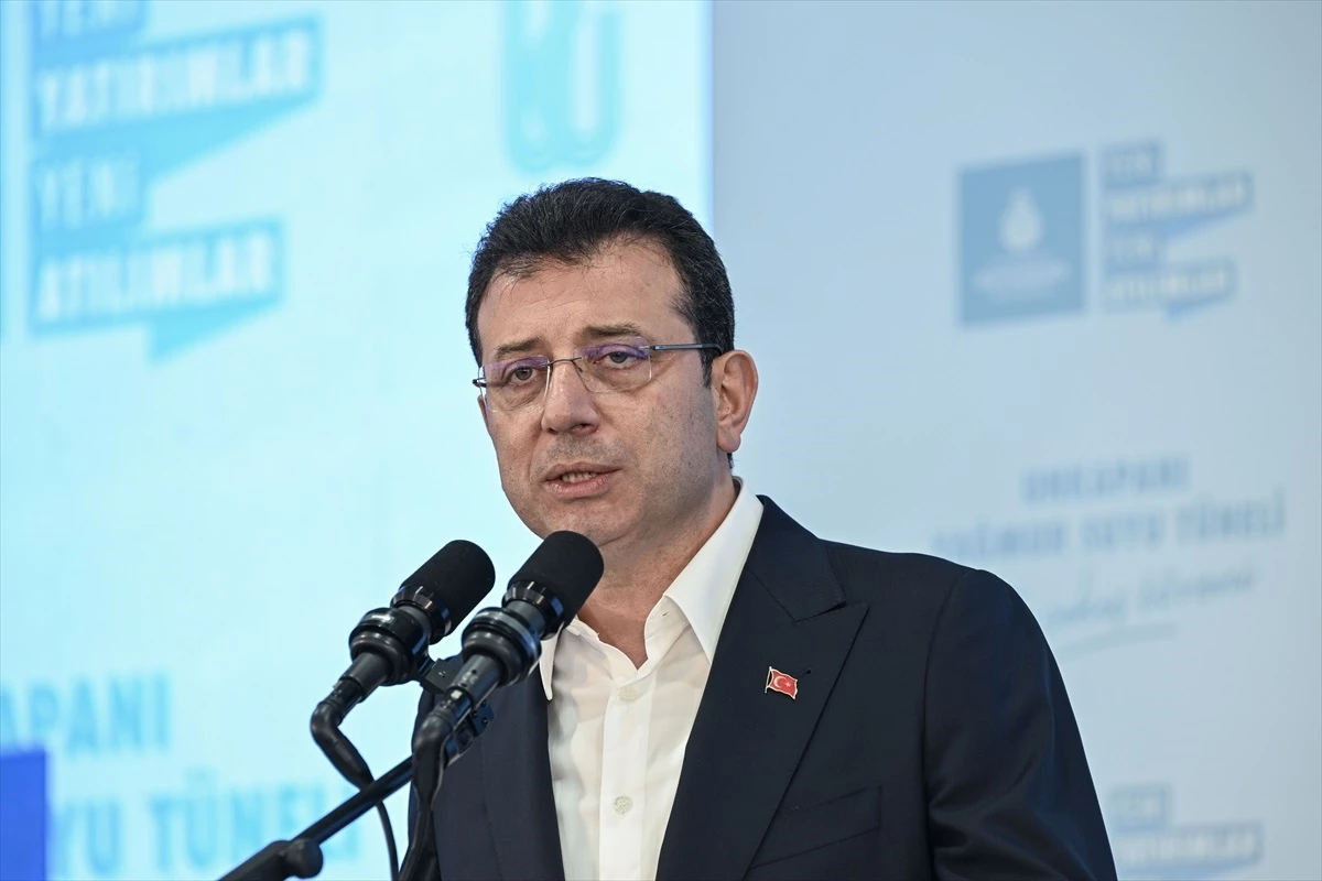 İstanbul Büyükşehir Belediye Başkanı Ekrem İmamoğlu, İstanbulluları su tüketimi konusunda uyardı