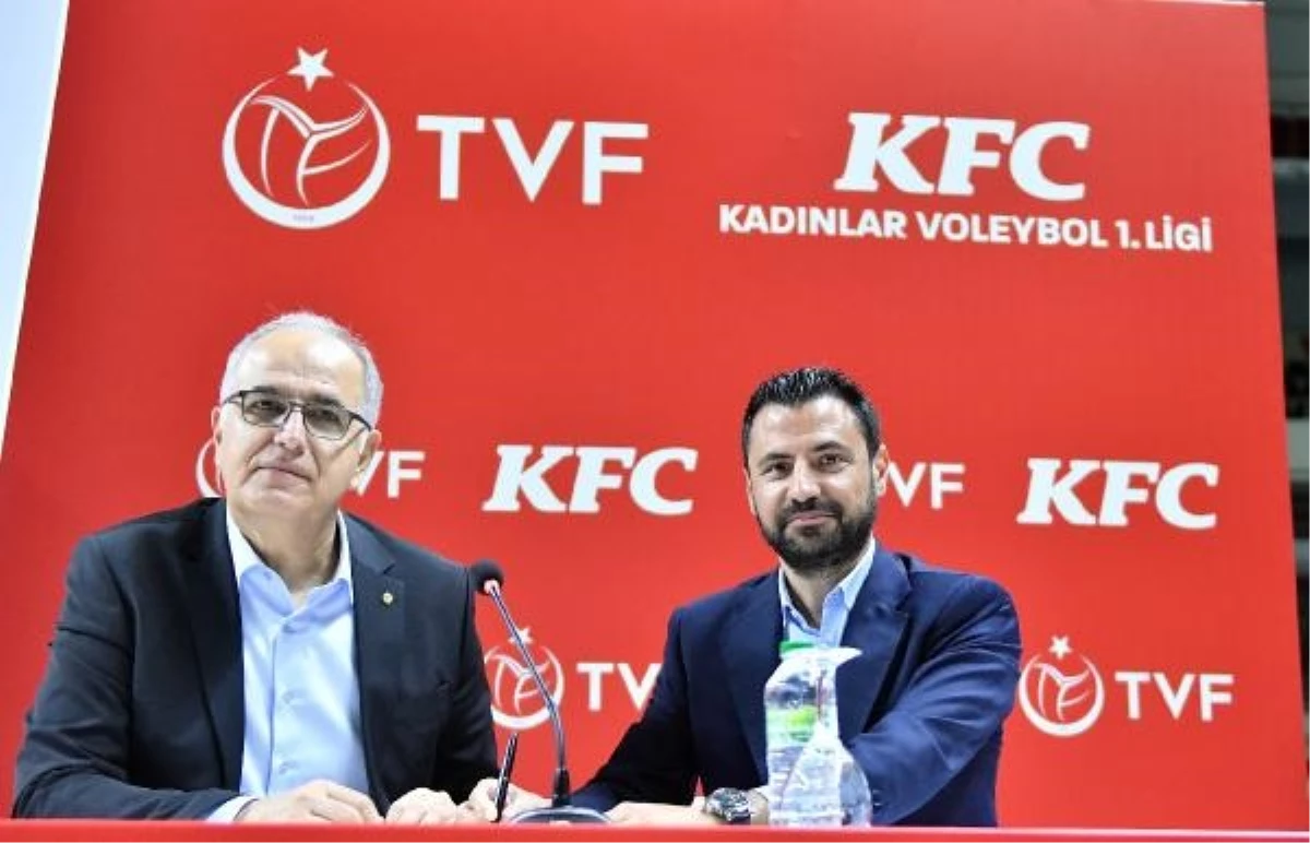 TVF ve KFC Türkiye Kadınlar Voleybol 1. Ligi için sponsorluk anlaşması imzaladı