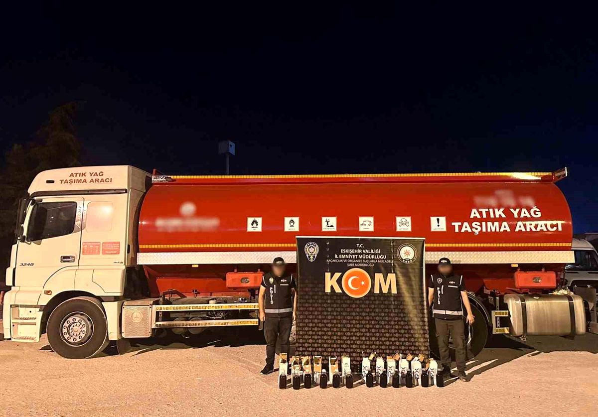 Eskişehir\'de 12 Bin Litre Kaçak Akaryakıt Ele Geçirildi