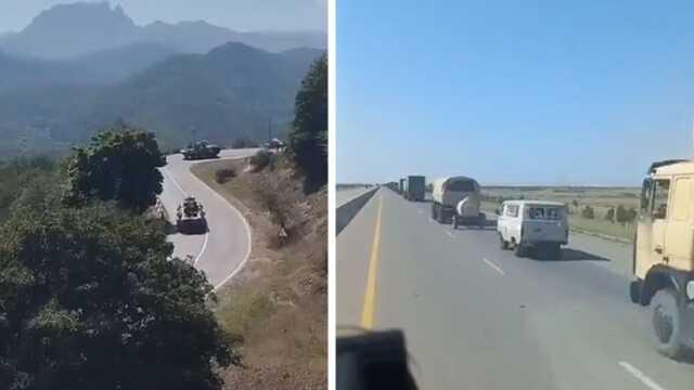 Azerbaycan ordusu, Zengezur Koridoru ve Ermenistan sınırına sevkiyata başladı