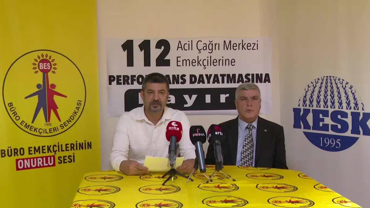 Bes\'ten 112 Acil Çağrı Merkezi Çalışanlarına \'Performans\' Uygulamasına Tepki: "112 Acil Çağrı Merkezi Müdürlüklerinde de Şirket Yönetimi Mantığı...