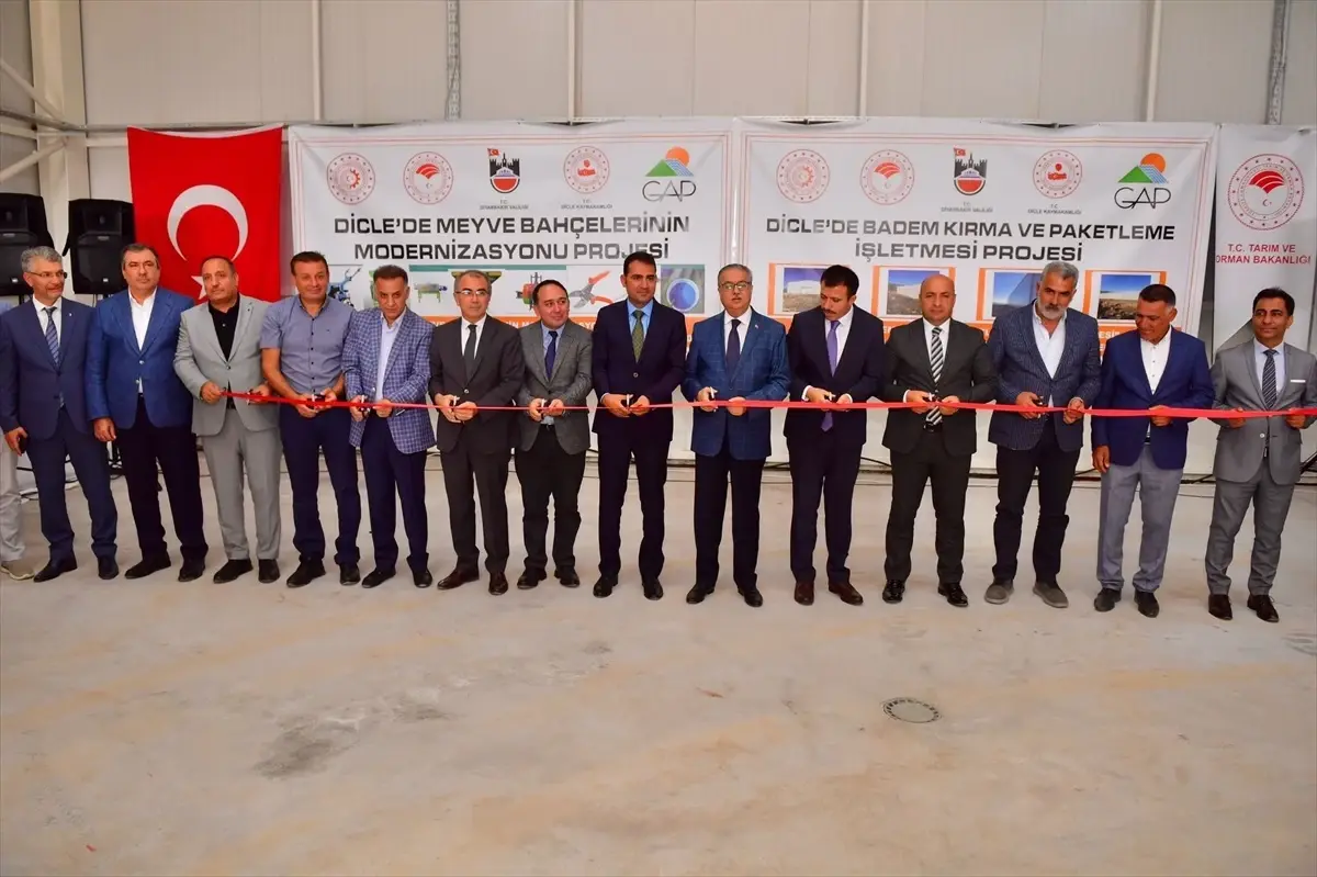 Dicle ilçesinde 3 projenin açılışı yapıldı