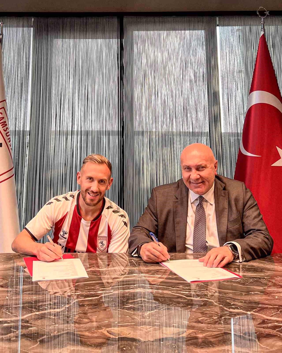 Samsunspor, Flavien Tait ile 3 yıllık sözleşme imzaladı