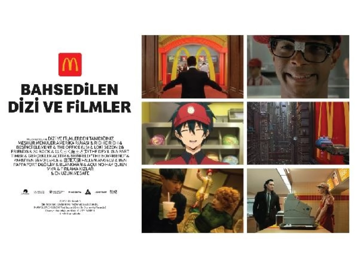 McDonald\'s, Hollywood filmlerindeki sahneleriyle yeni kampanyasını duyurdu