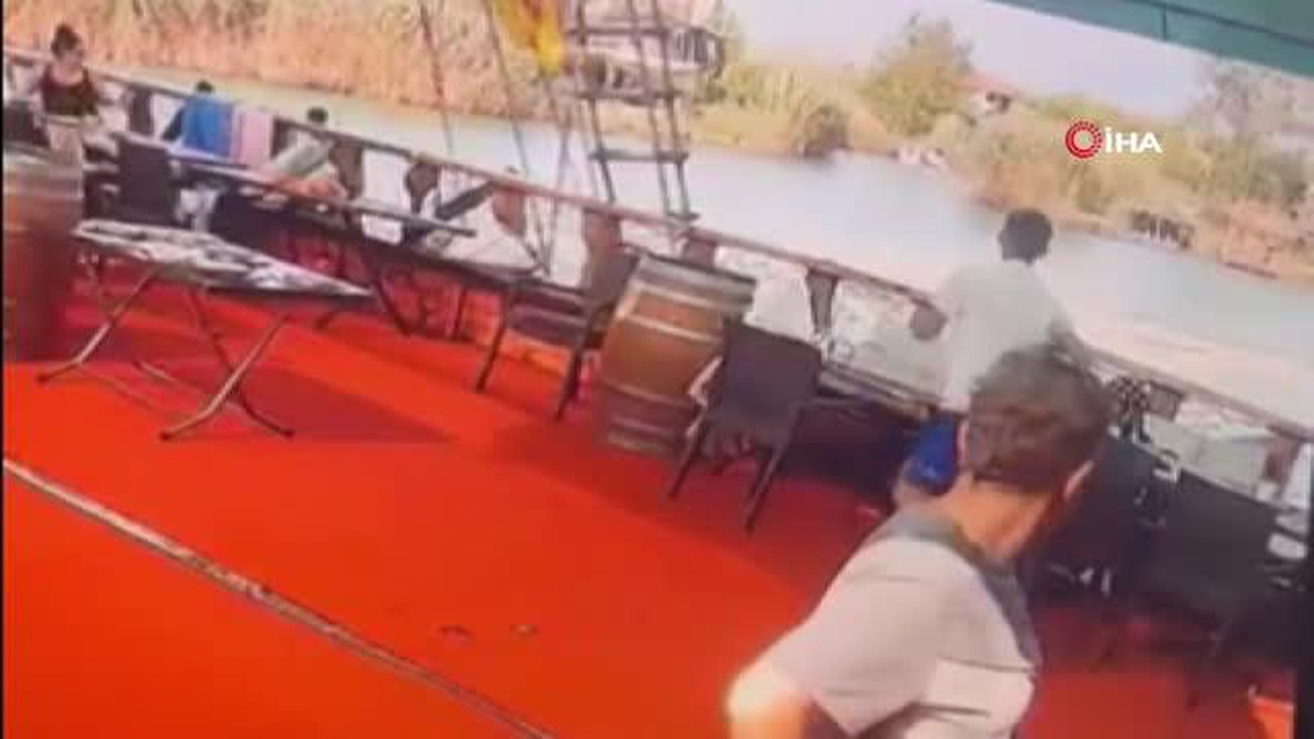 İki genci ölüme götüren jetski kazası kamerada