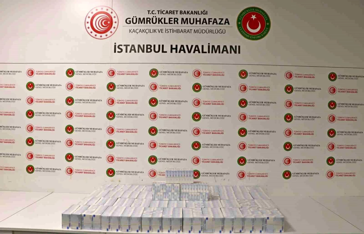 İstanbul Havalimanı\'nda 800 Bin Lira Değerinde Kaçak İlaç Operasyonu