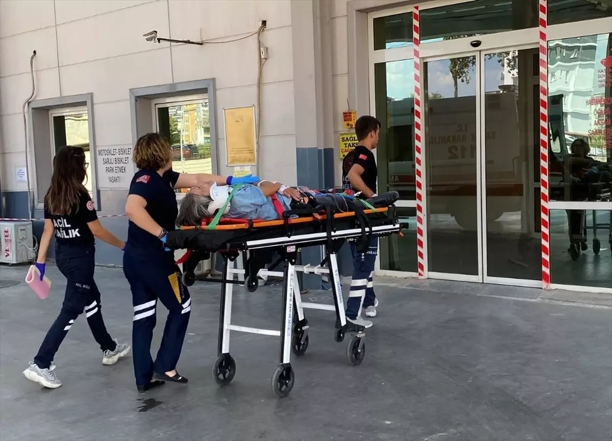 Nazilli'de devrilen bisikletin sürücüsü yaralandı