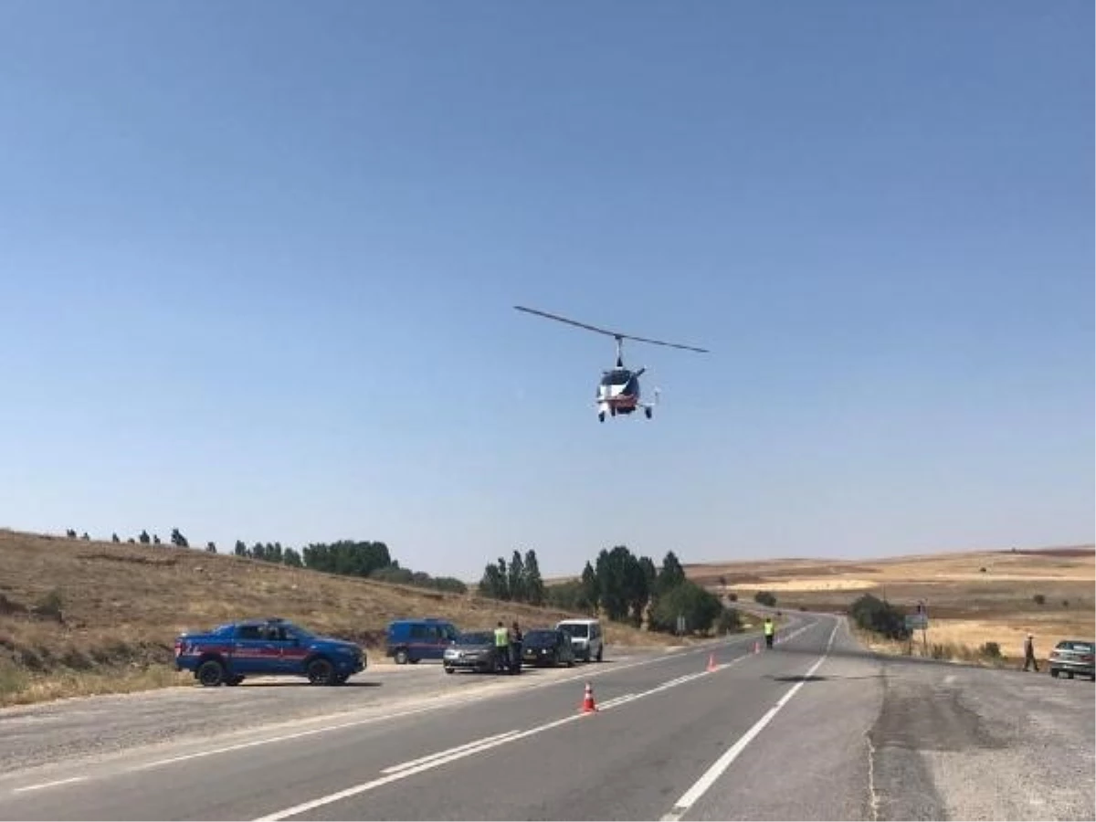 Nevşehir\'de \'cayrokopter\' ile trafik denetimi yapıldı